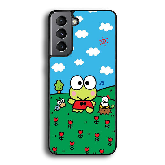 Keroppi Farmer Flower Samsung Galaxy S21 Plus Case