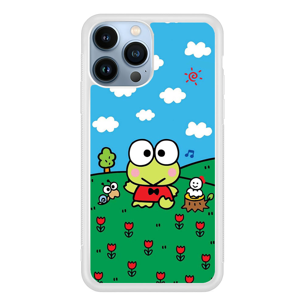 Keroppi Farmer Flower iPhone 13 Pro Max Case