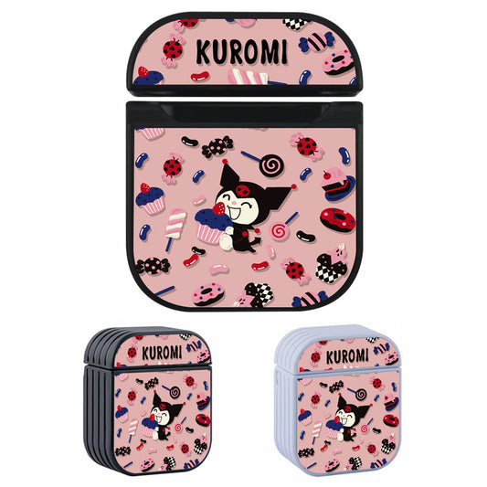 Kuromi Cupcakes Party Hard Plastic Case Cover For Apple Airpods