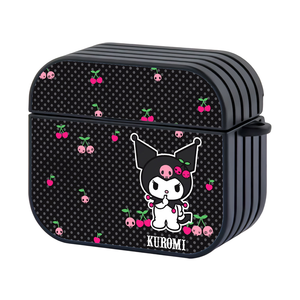 Kuromi Make It Silent for The Show Hard Plastic Case Cover For Apple Airpods 3