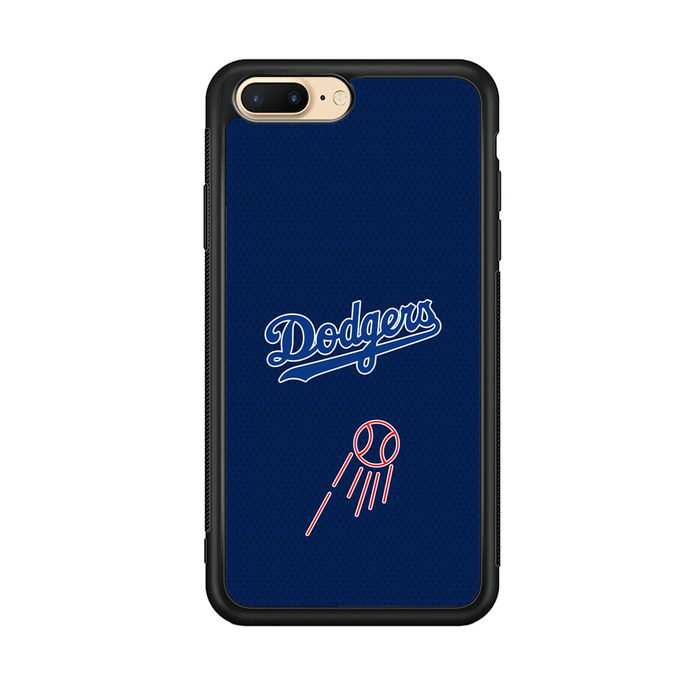 LA Dodgers Black Spot Patern iPhone 7 Plus Case