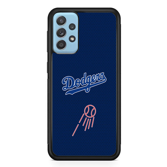 LA Dodgers Black Spot Patern Samsung Galaxy A72 Case