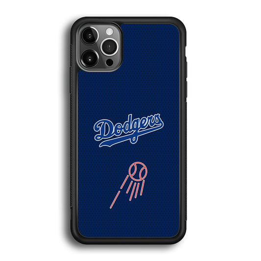 LA Dodgers Black Spot Patern iPhone 12 Pro Case