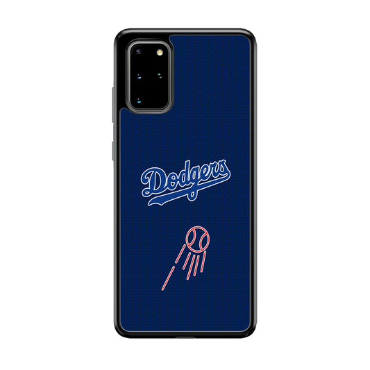 LA Dodgers Black Spot Patern Samsung Galaxy S20 Plus Case