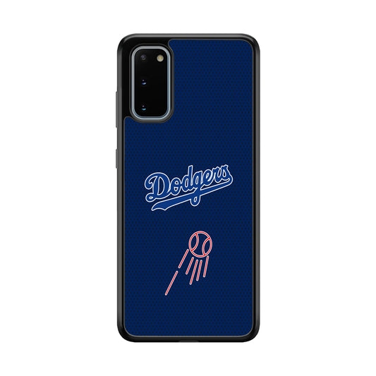 LA Dodgers Black Spot Patern Samsung Galaxy S20 Case