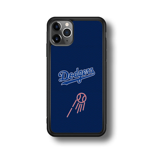 LA Dodgers Black Spot Patern iPhone 11 Pro Max Case