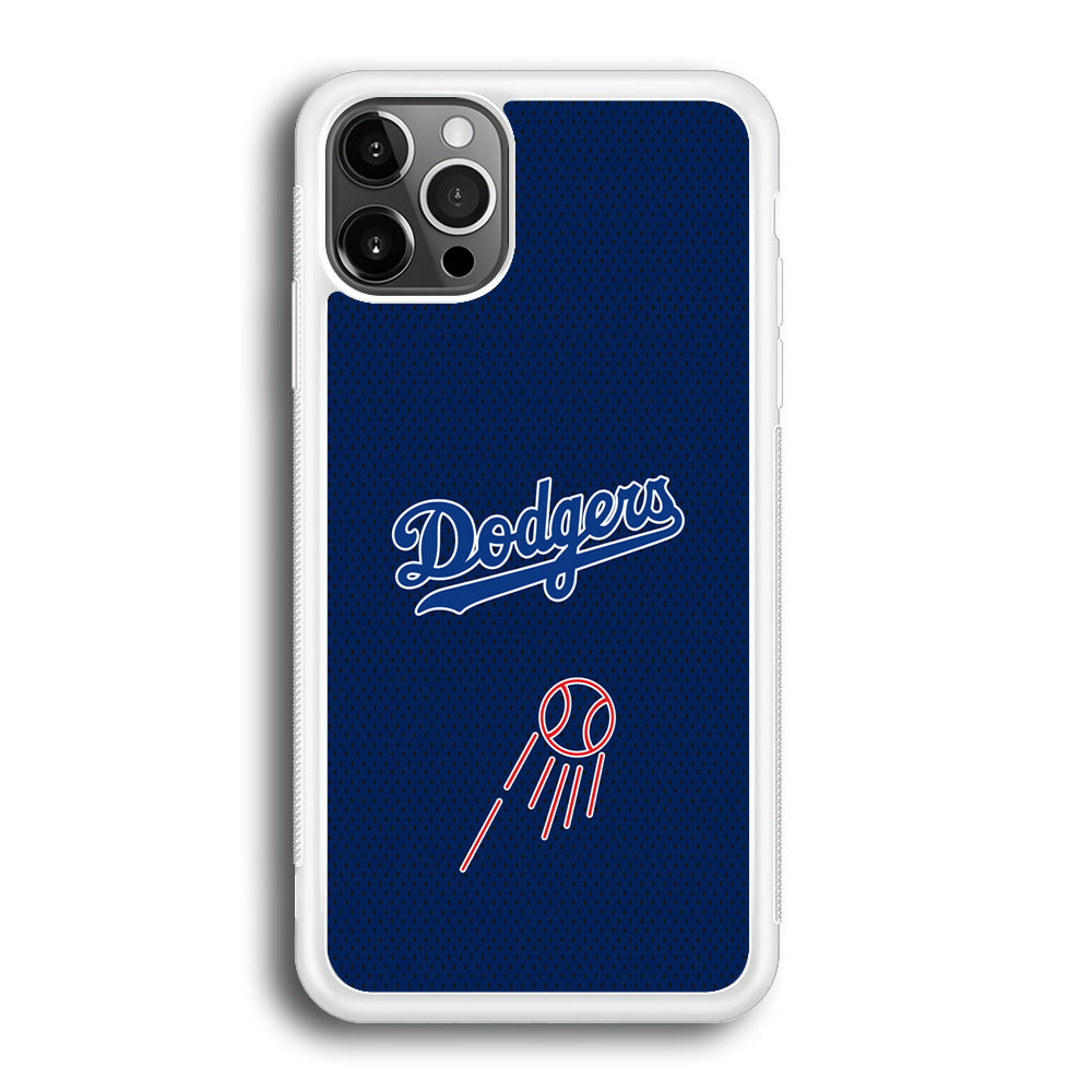LA Dodgers Black Spot Patern iPhone 12 Pro Case