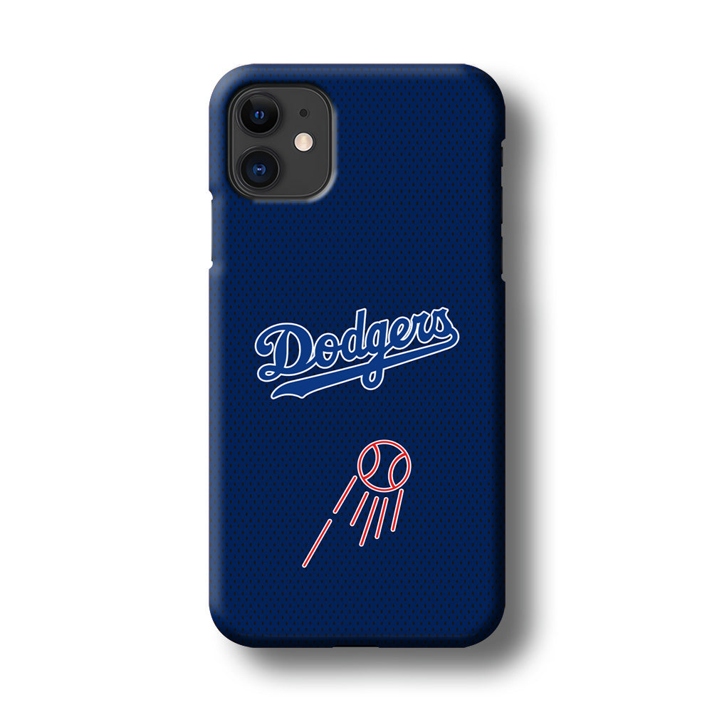 LA Dodgers Black Spot Patern iPhone 11 Case