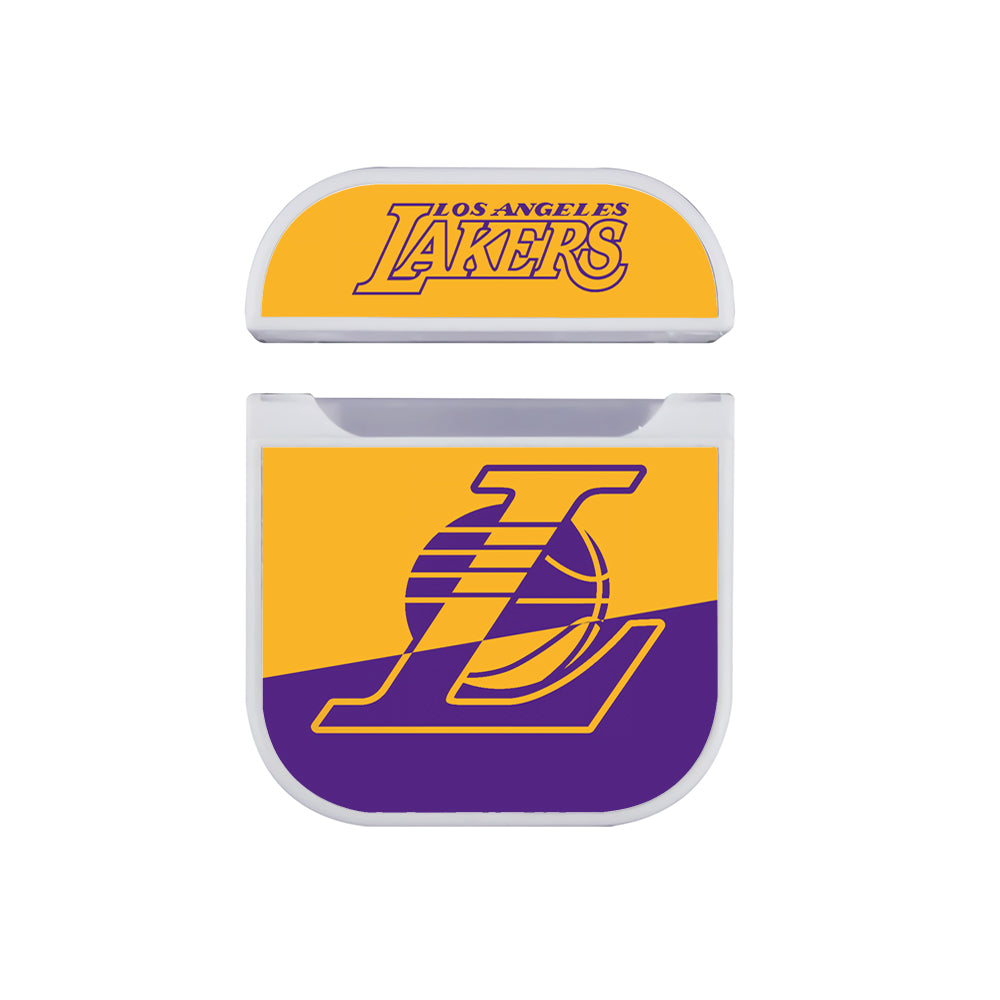 LA Lakers Color Inception Hard Plastic Case Cover For Apple Airpods