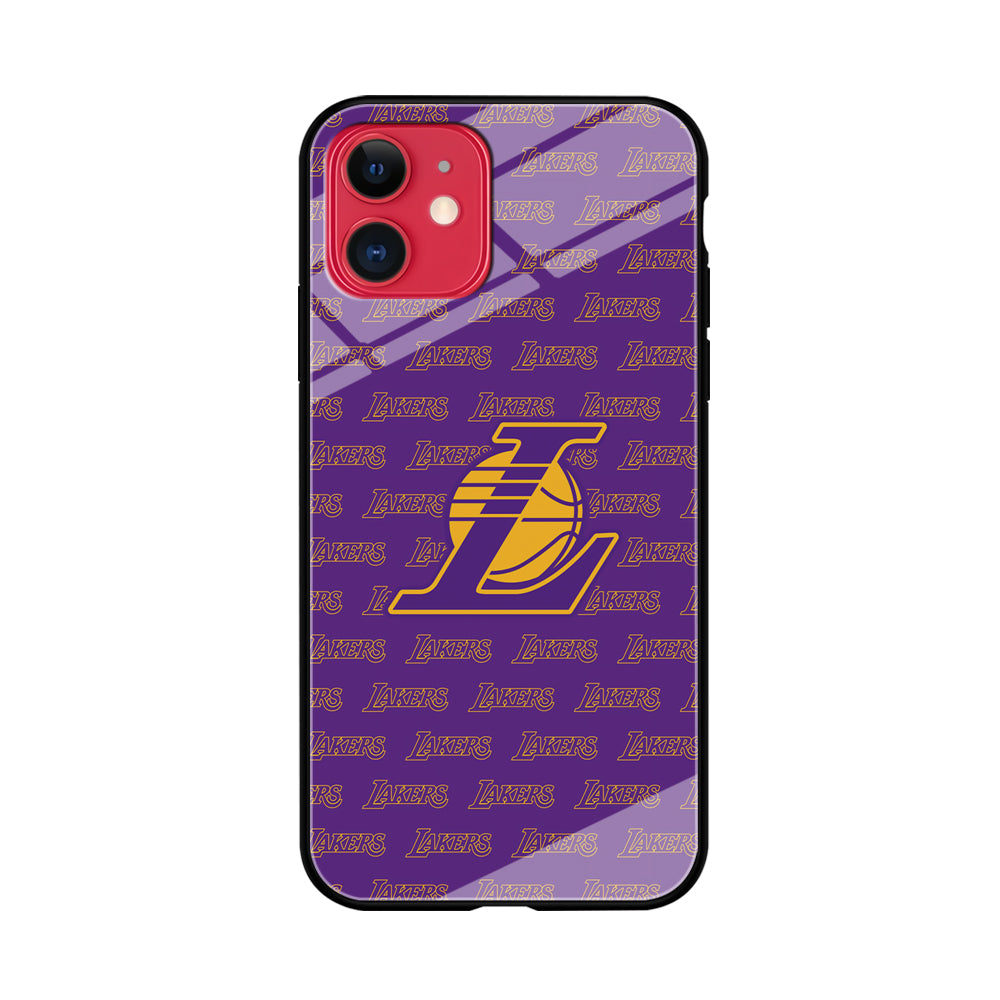 LA Lakers Neat Pattern iPhone 11 Case