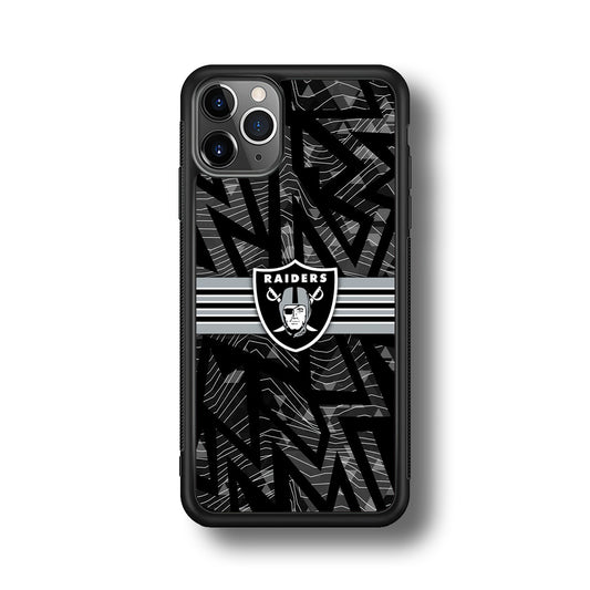 Las Vegas Raiders Raiders Black Shape Contour iPhone 11 Pro Max Case