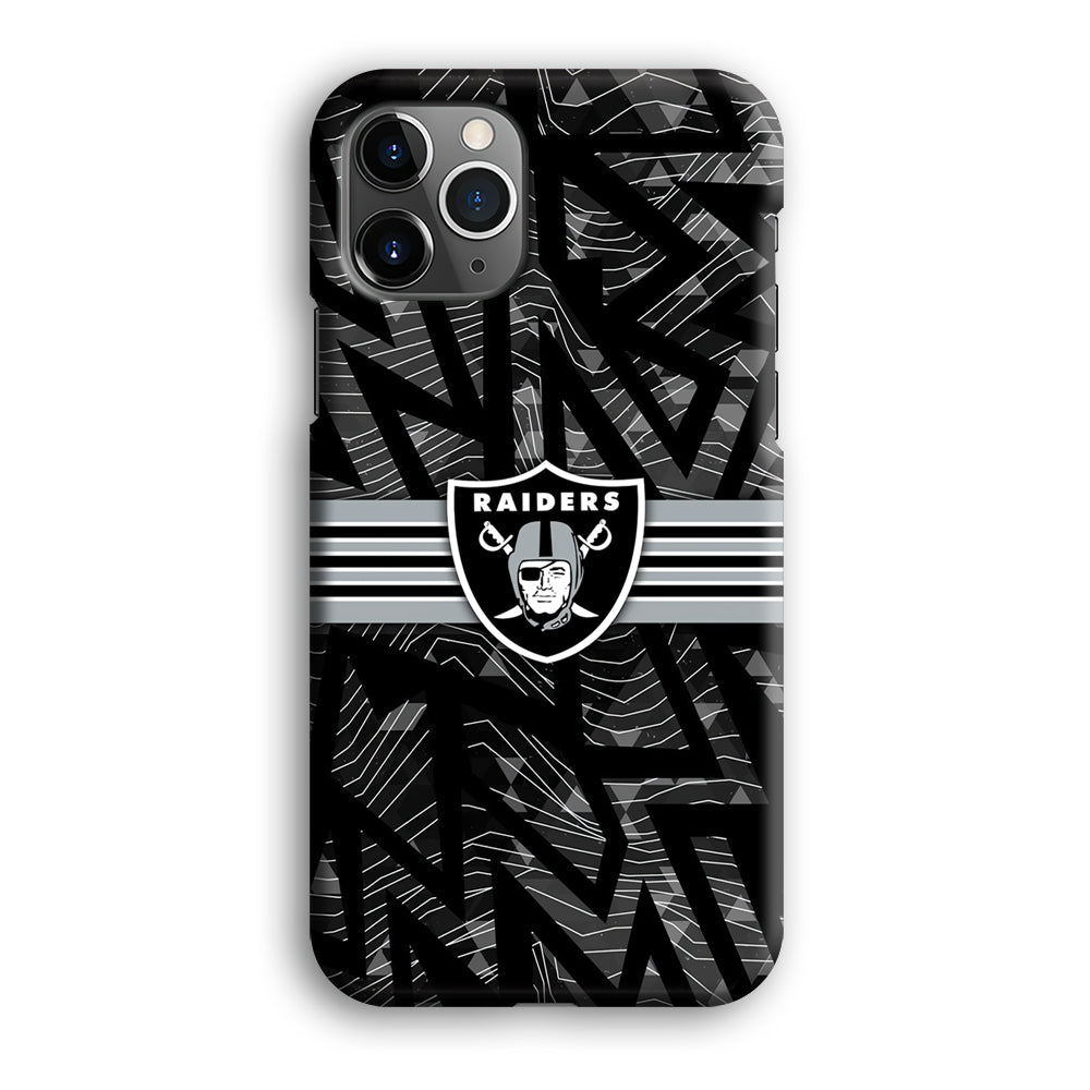 Las Vegas Raiders Raiders Black Shape Contour iPhone 12 Pro Case