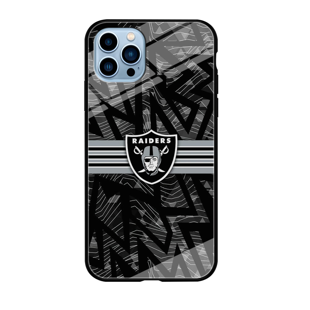 Las Vegas Raiders Raiders Black Shape Contour iPhone 12 Pro Case