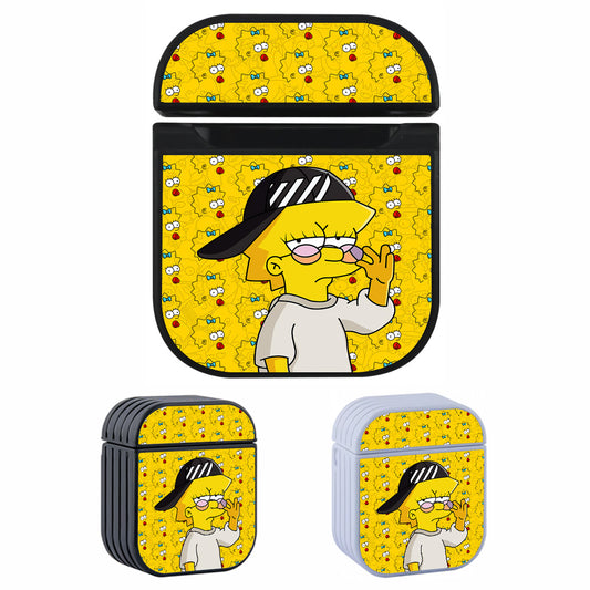 Lisa Simpson Keep Adult Hard Plastic Case Cover For Apple Airpods