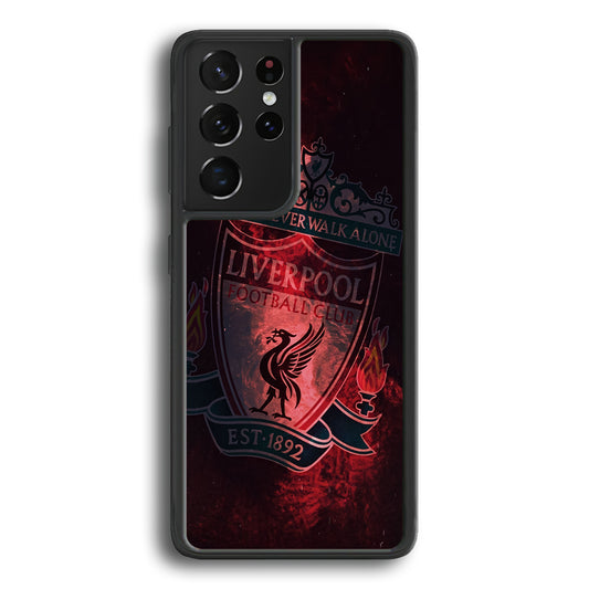 Liverpool Red Moon Illumination Samsung Galaxy S21 Ultra Case