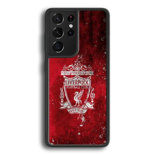 Liverpool Signature on The Wall Samsung Galaxy S21 Ultra Case