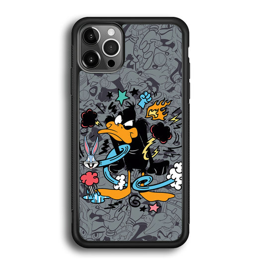 Looney Tunes Daffy in Anger iPhone 12 Pro Case