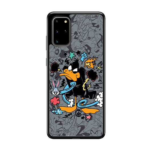 Looney Tunes Daffy in Anger Samsung Galaxy S20 Plus Case