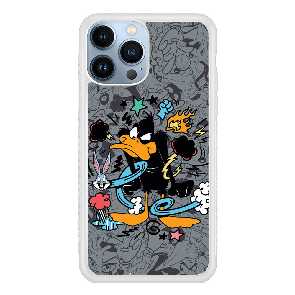 Looney Tunes Daffy in Anger iPhone 13 Pro Max Case