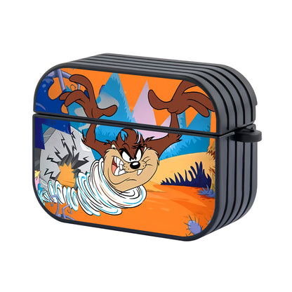Looney Tunes Desert Hurricane from Taz Hard Plastic Case Cover For Apple Airpods Pro