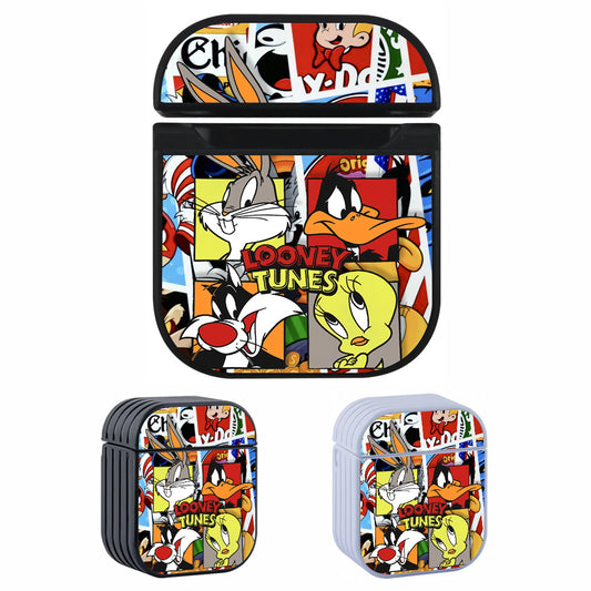 Looney Tunes within Four Main Characters Hard Plastic Case Cover For Apple Airpods
