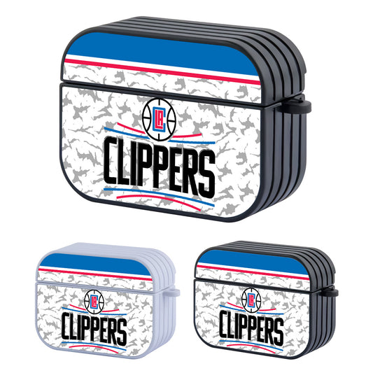 Los Angeles Clippers NBA Show Up the Logo Hard Plastic Case Cover For Apple Airpods Pro