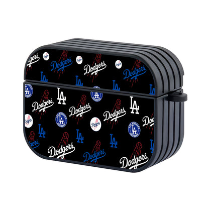 Los Angeles Dodgers Logo Pattern Hard Plastic Case Cover For Apple Airpods Pro
