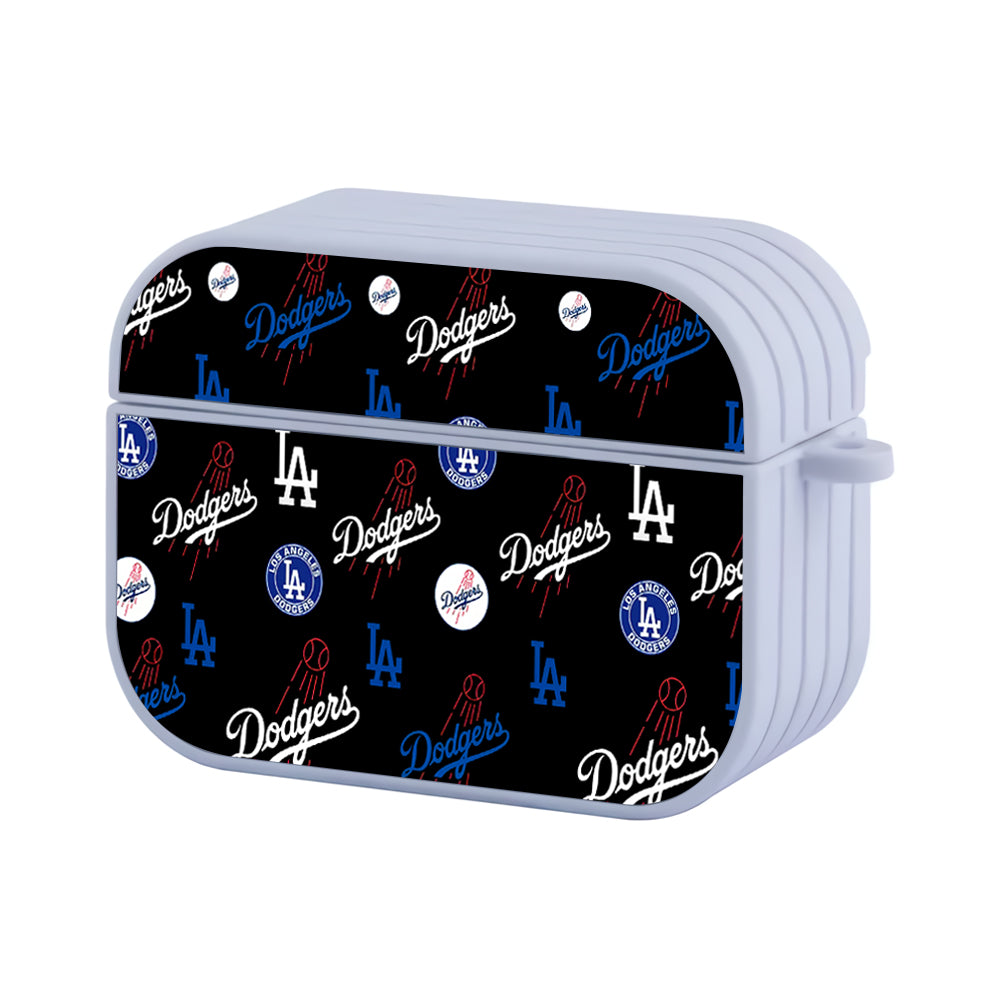 Los Angeles Dodgers Logo Pattern Hard Plastic Case Cover For Apple Airpods Pro