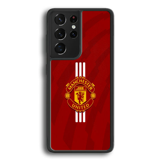 Manchester United Twister of The Devil Samsung Galaxy S21 Ultra Case