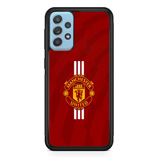 Manchester United Twister of The Devil Samsung Galaxy A72 Case