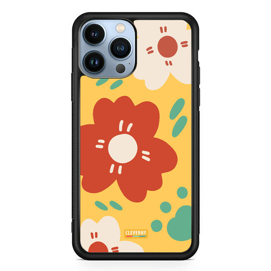 Manifold Flower Design The Triangle Side Magsafe iPhone Case