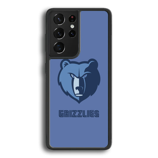 Memphis Grizzlies Bear Gaze Samsung Galaxy S21 Ultra Case