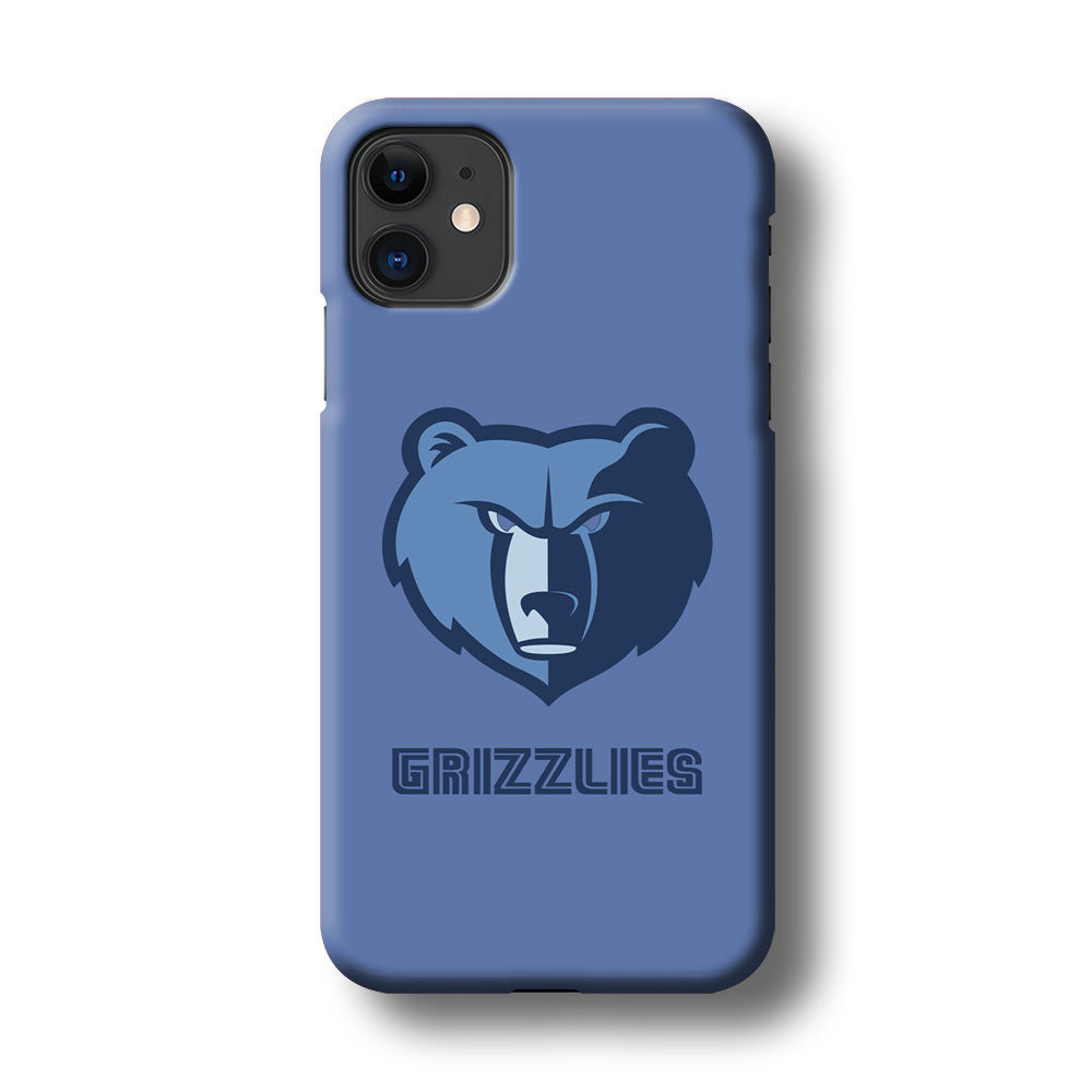 Memphis Grizzlies Bear Gaze iPhone 11 Case