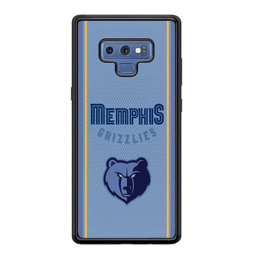 Memphis Grizzlies Light Blue Jersey Samsung Galaxy Note 9 Case
