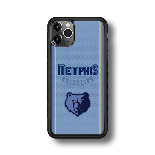 Memphis Grizzlies Light Blue Jersey iPhone 11 Pro Max Case