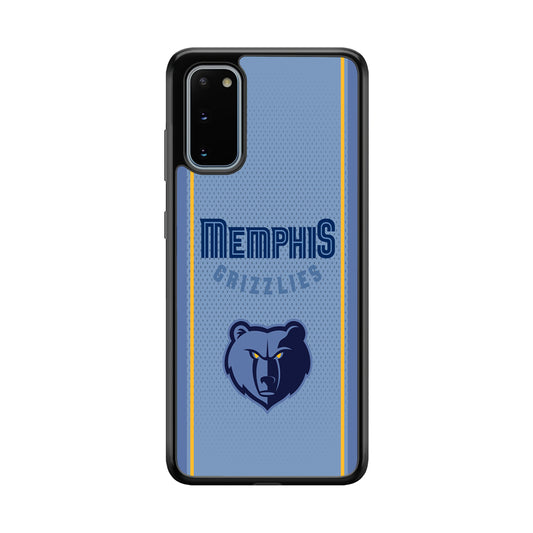 Memphis Grizzlies Light Blue Jersey Samsung Galaxy S20 Case