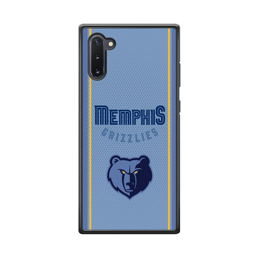Memphis Grizzlies Light Blue Jersey Samsung Galaxy Note 10 Case
