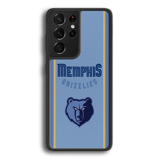 Memphis Grizzlies Light Blue Jersey Samsung Galaxy S21 Ultra Case