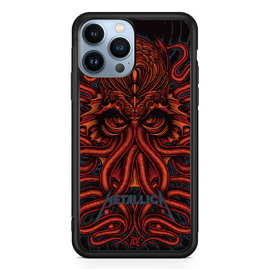 Metallica Flaming Octopus iPhone 13 Pro Max Case