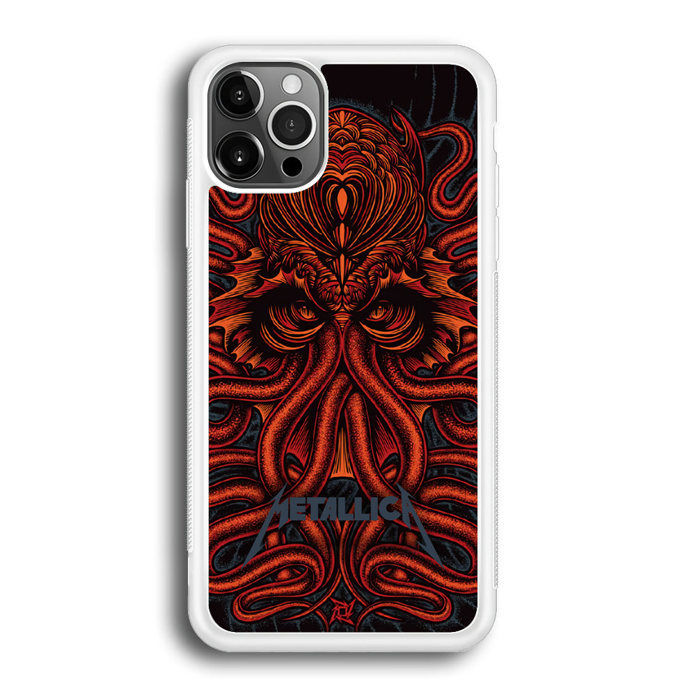 Metallica Flaming Octopus iPhone 12 Pro Case