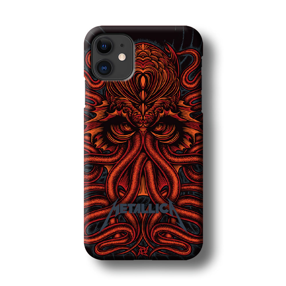Metallica Flaming Octopus iPhone 11 Case