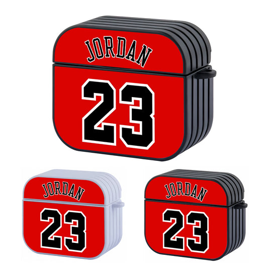 Michael Jordan Jersey Number Hard Plastic Case Cover For Apple Airpods 3