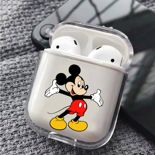 Mickey Mouse Protective Clear Case Cover For Apple Airpods