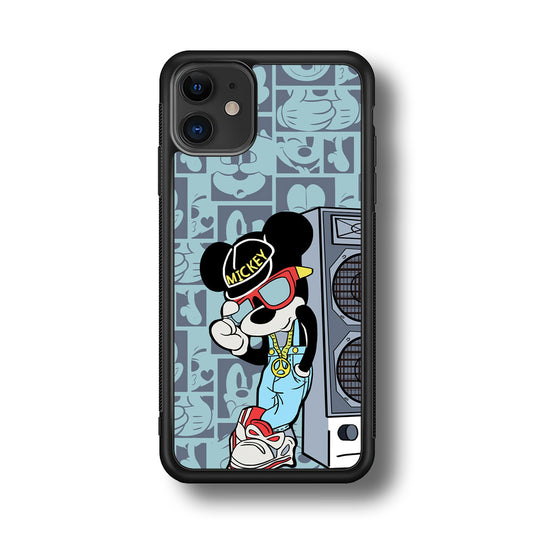 Mickey Mouse Peace and Cool iPhone 11 Case