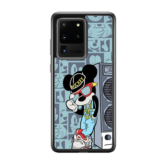 Mickey Mouse Peace and Cool Samsung Galaxy S20 Ultra Case