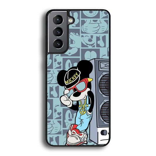 Mickey Mouse Peace and Cool Samsung Galaxy S21 Plus Case