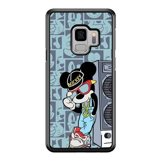 Mickey Mouse Peace and Cool Samsung Galaxy S9 Case