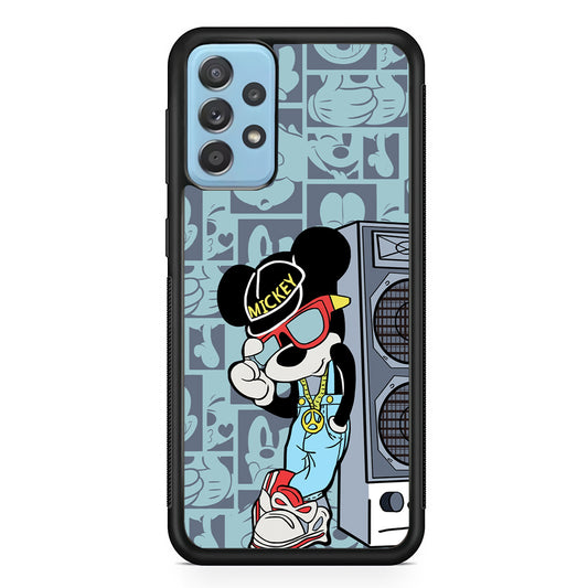 Mickey Mouse Peace and Cool Samsung Galaxy A52 Case