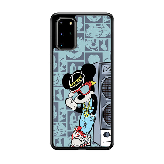Mickey Mouse Peace and Cool Samsung Galaxy S20 Plus Case