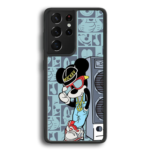 Mickey Mouse Peace and Cool Samsung Galaxy S21 Ultra Case